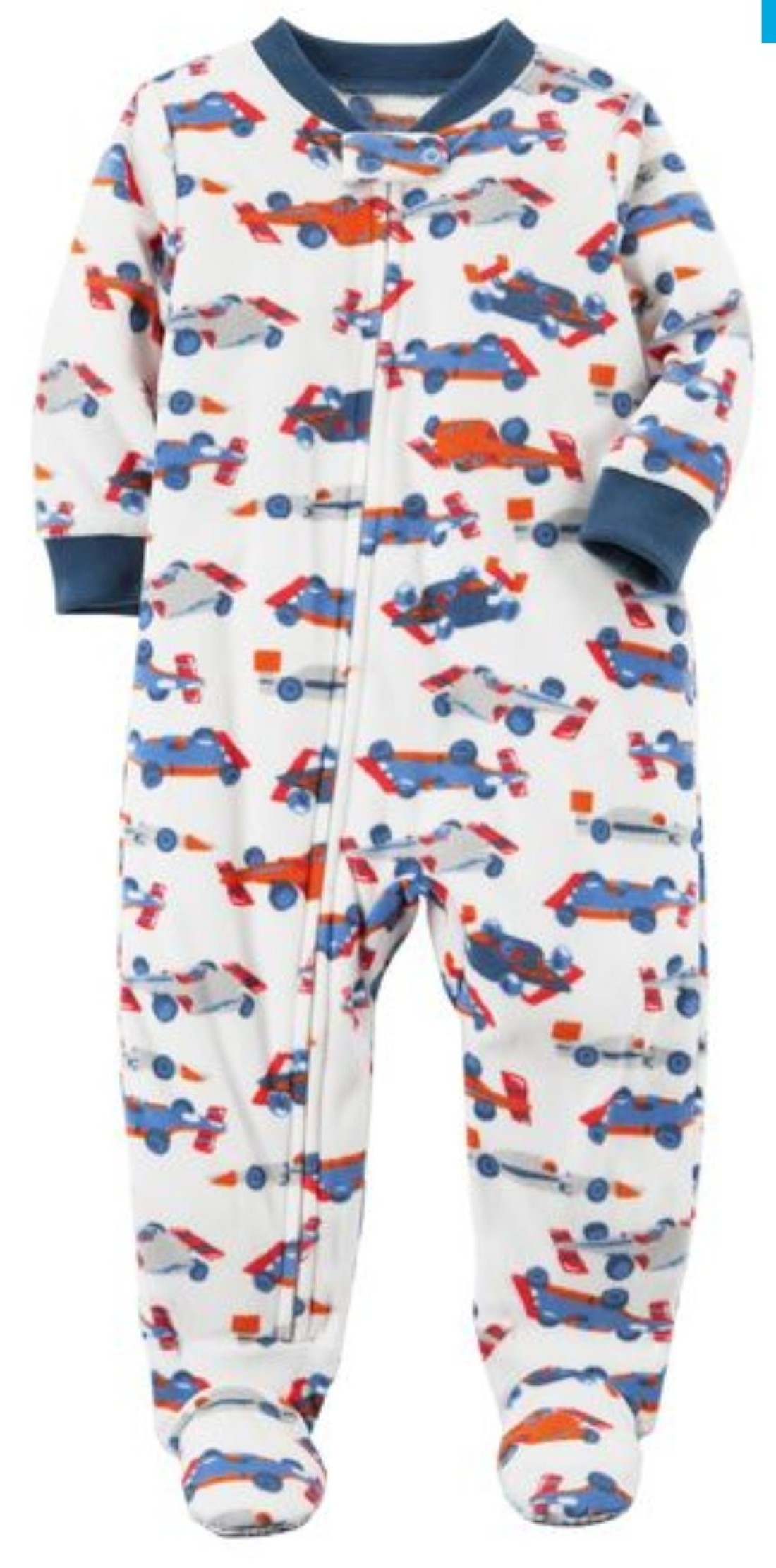 Carter&#39;s Baby Boys&#39; 1 Pc Fleece 327g106 (Race Cars, 6 Month)
