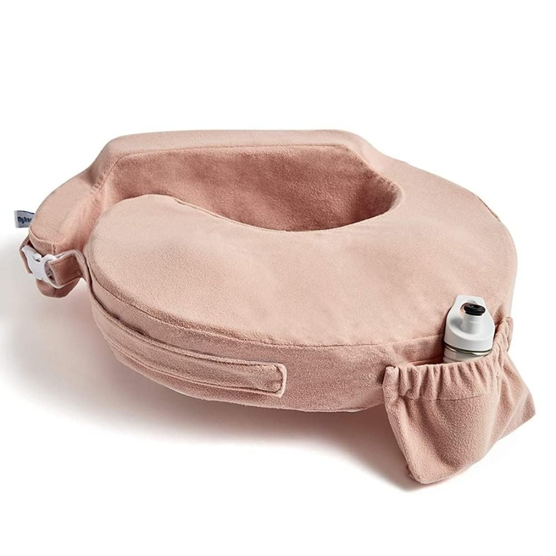 My Brest Friend Nursing Pillow - Deluxe - Enhanced Comfort w/ Slipcover - Ergonomic Breastfeeding Pillow For Ultimate Support For Mom &amp; Baby - Adjustable Pillow W/ Handy Side Pocket, Soft Rose