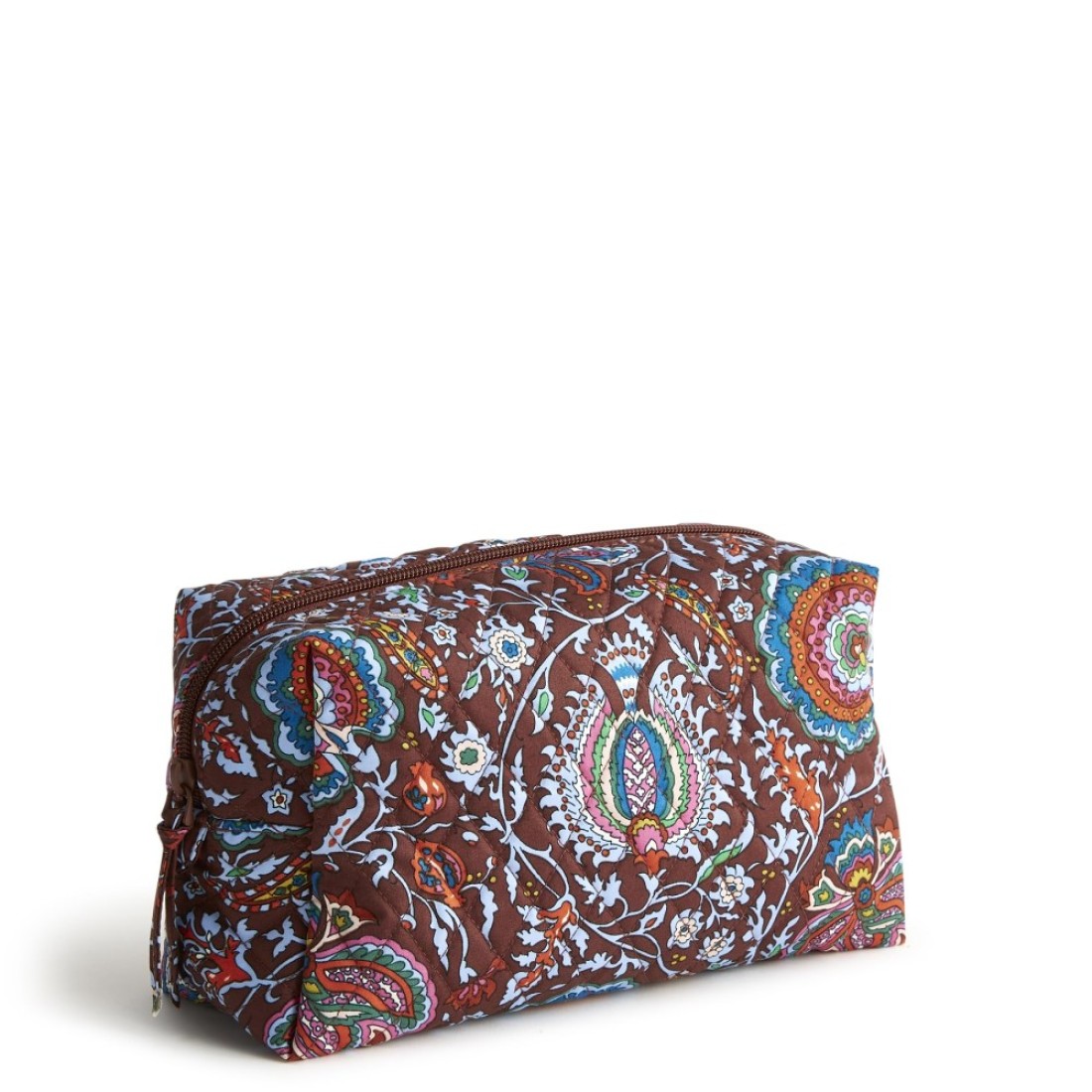 Vera Bradley Cotton Large Cosmetic, Marrakesh Cinnamon
