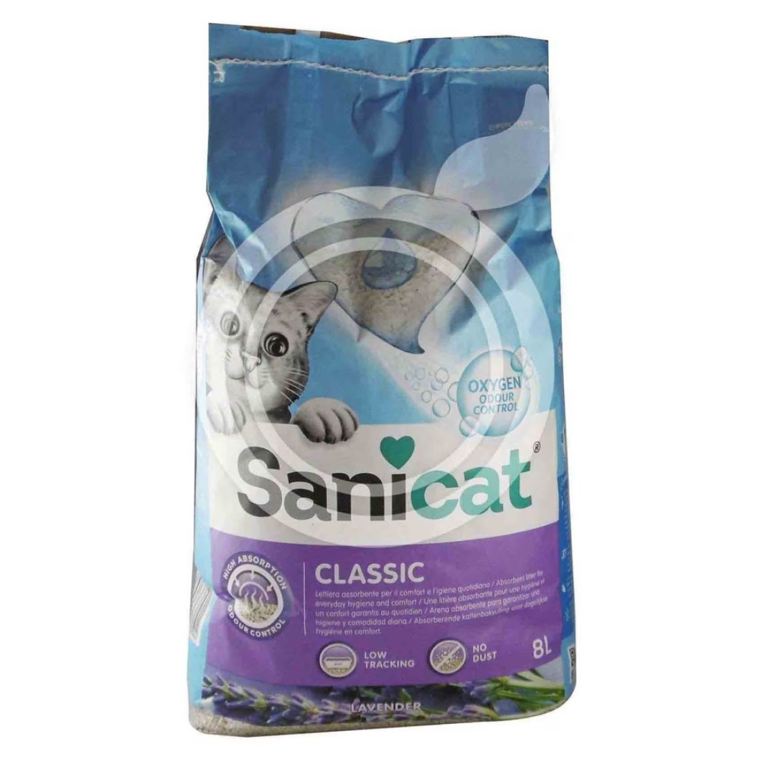 Sanicat Classic Lavender Cat Litter 8L