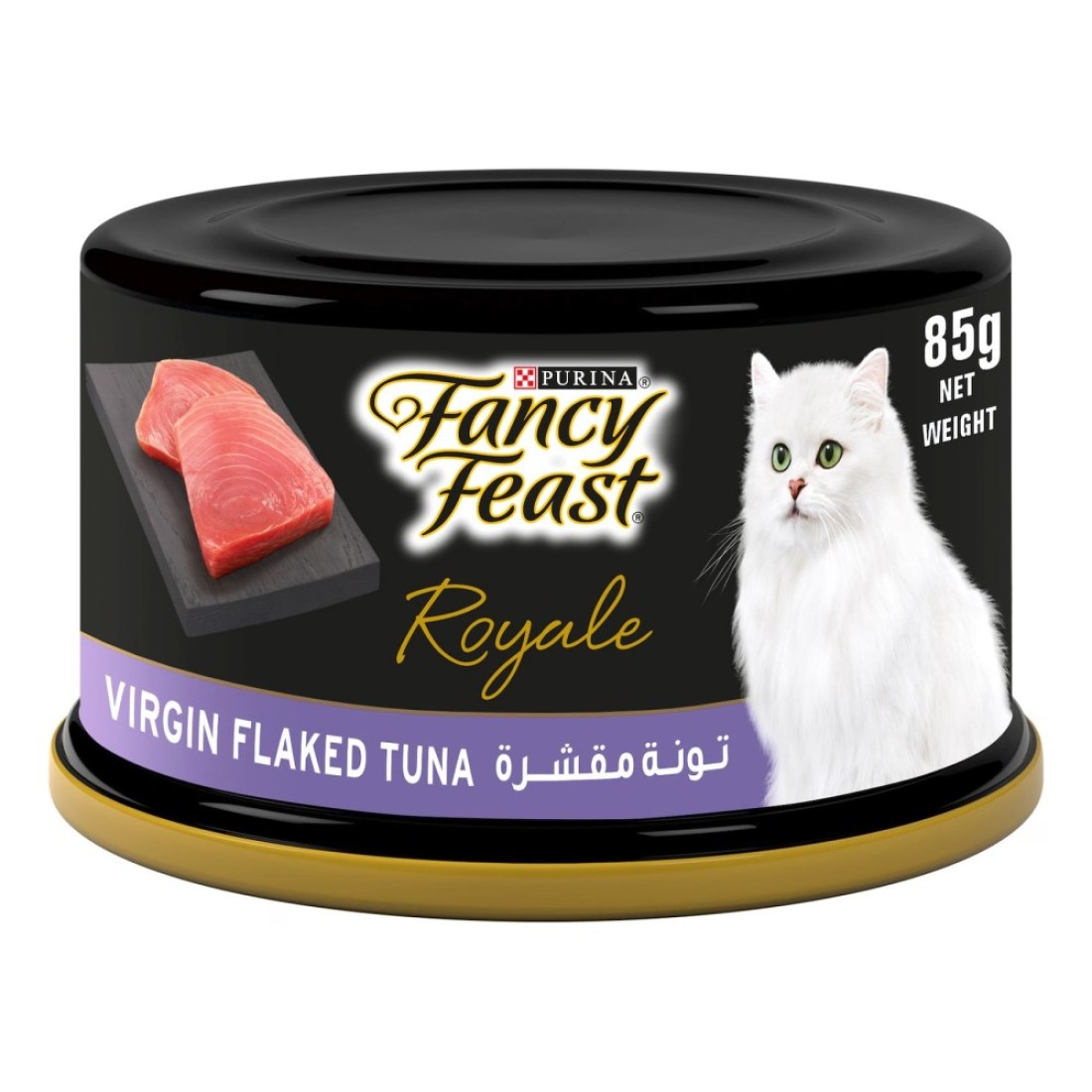 Purina Fancy Feast Royale Virgin Flaked Tuna Flavour Wet Food for Cat, 85g
