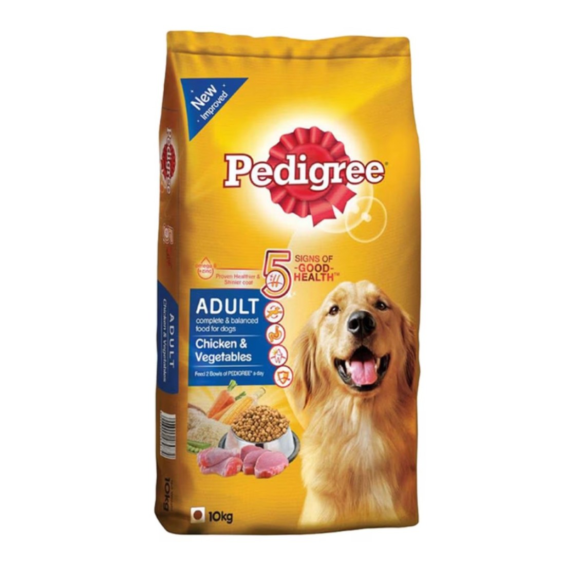 Pedigree Vital Protection Chicken and Vegetables Dry Food for Adult Dogs, 10kg