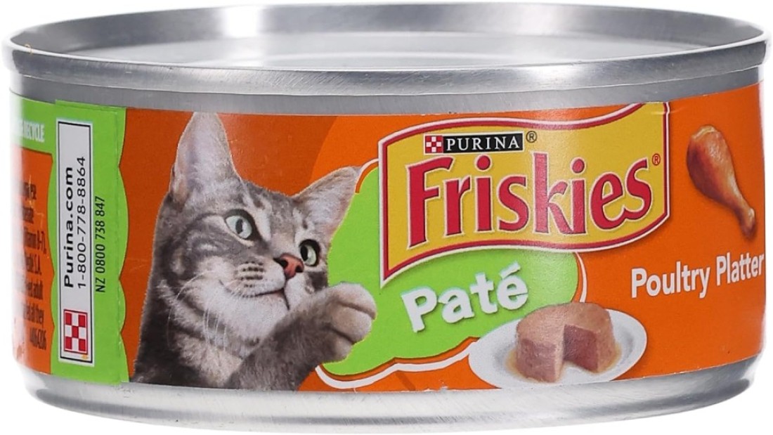 Purina Friskies Pate Cat Wet Food Poultry Platter 5.5oz - Pack of 12