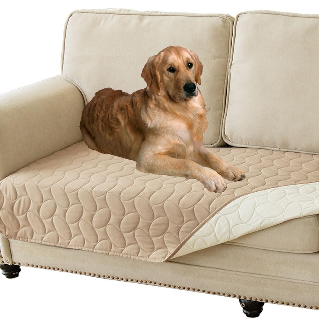 Ameritex Dog Bed Blanket Waterproof Reversible Dog Bed Cover Sofa Cover Pet Blanket for Furniture Bed Couch Sofa