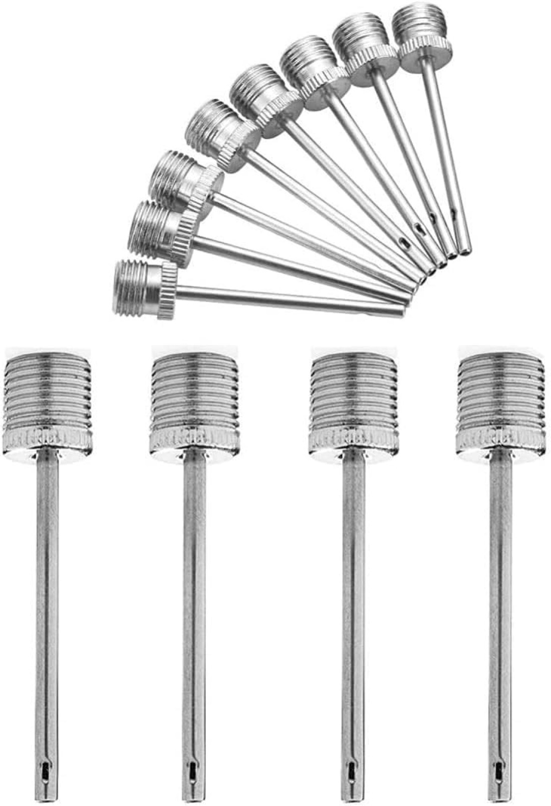 TONUNI Air Pump Needle DualPort Inflation NeedlesPump Needle for Football Basketball Soccer Ball Volleyball Rugby Balls