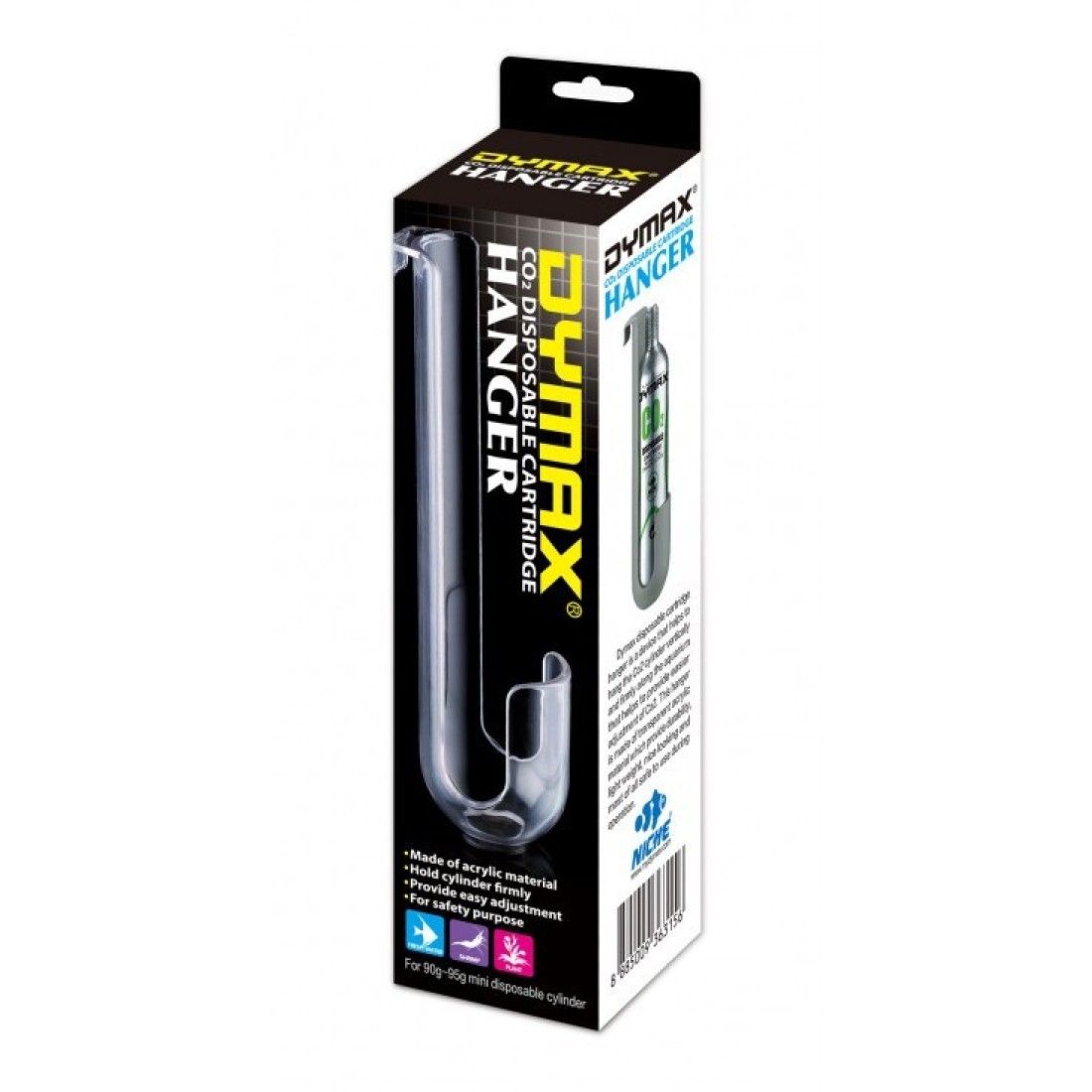Dymax Holder for Disposable CO2 Cylinder