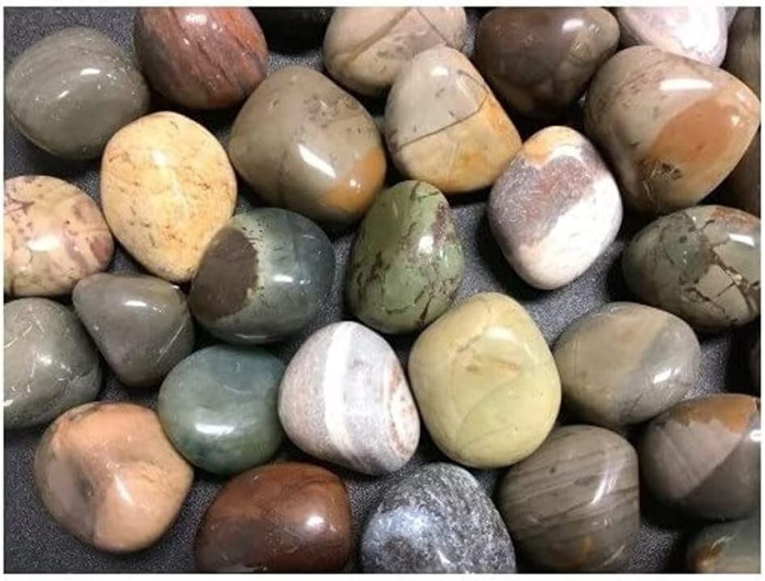 Polished Indian Stone 10 kg (1-2cm) Aquarium Pebbles Natural Gravel Fish Tank Stones