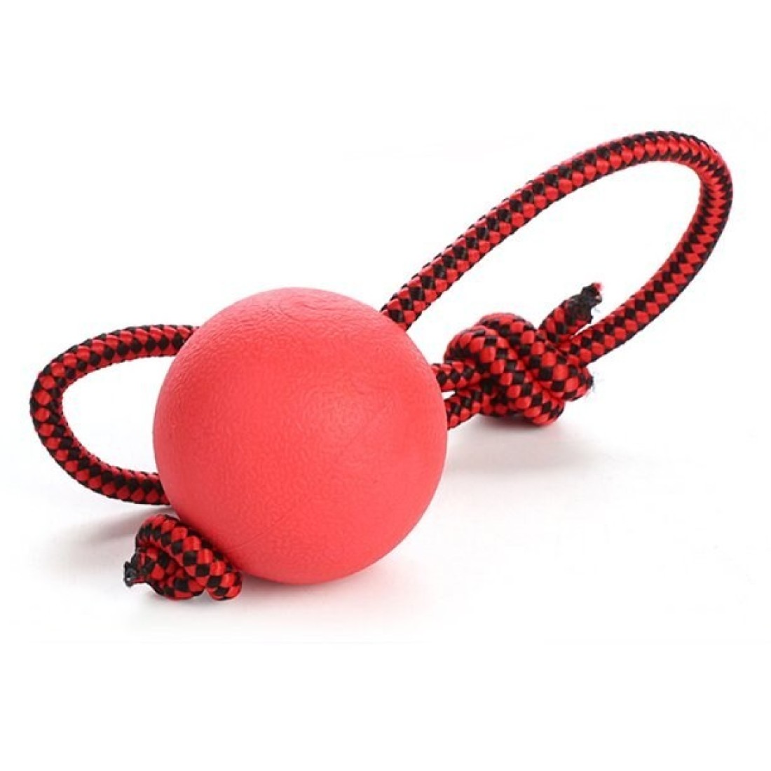 Rubz Rubber Ball with Rope Small - 1pc
