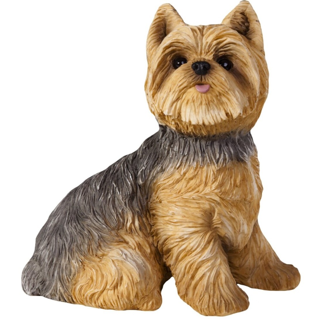 Sandicast Yorkshire Terrier Sculpture, Sitting, Small Size (SS22302)
