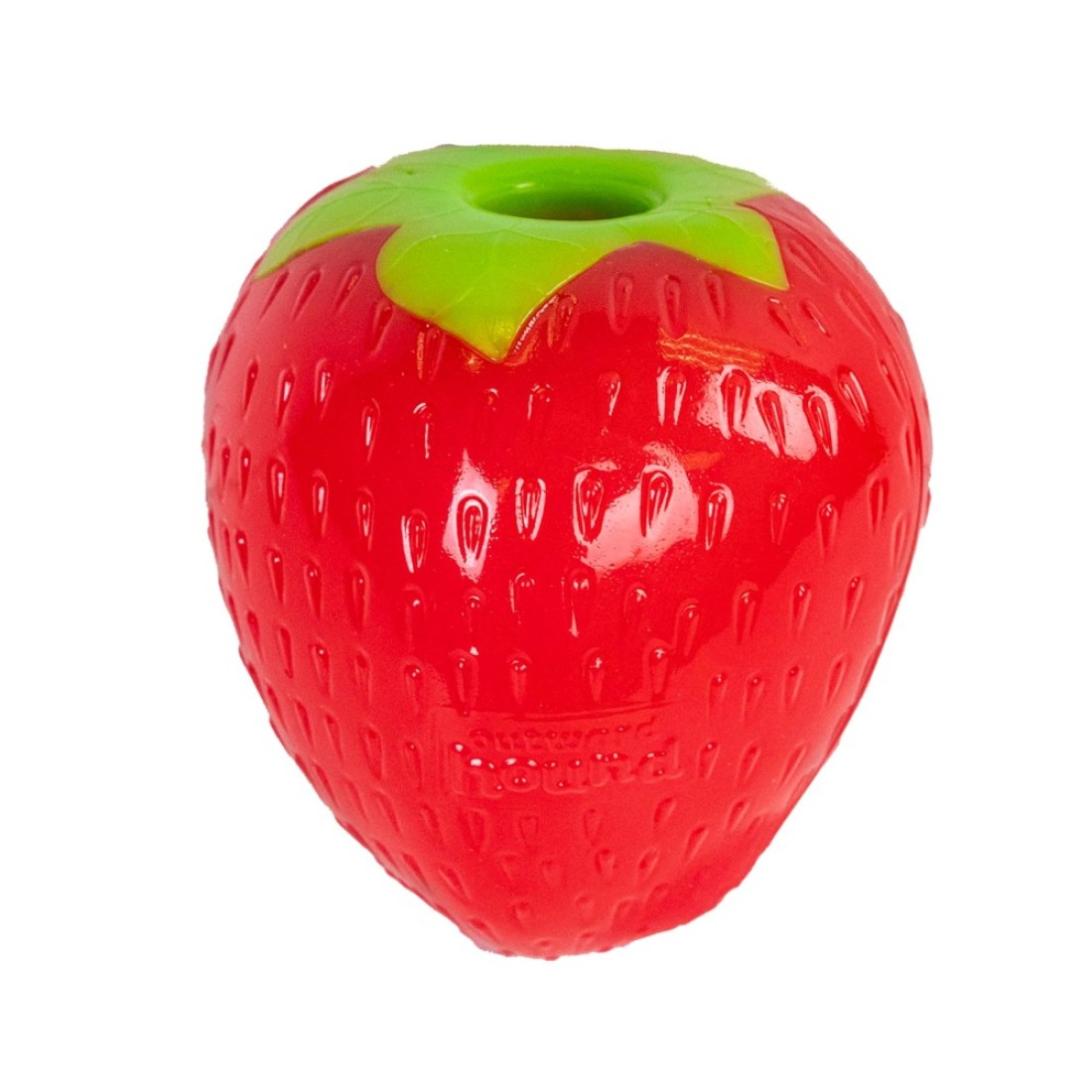 Outward Hound Foodies Carrot Strawberry TreatDispensing Dog Chew Toy Pink