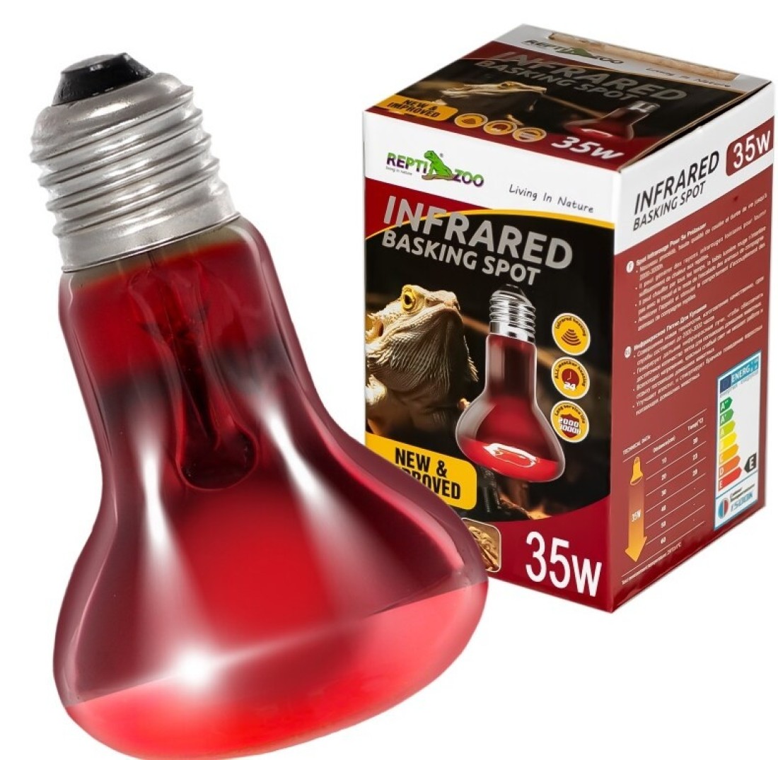 Reptizoo Infrared Basking Spot 35W E27 220-240V 50/60Hz