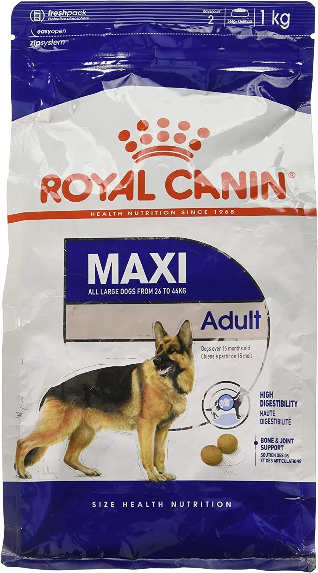 Royal Canin Shn Maxi Adult 1 KgSize Health Nutrition DogFood
