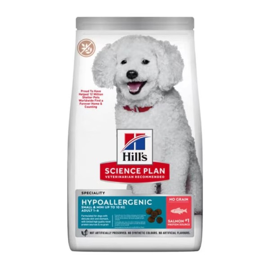 Hills Science Plan Hypoallergenic Small and Mini Breed Adult Dry Dog Food With Salmon - 1.5Kg