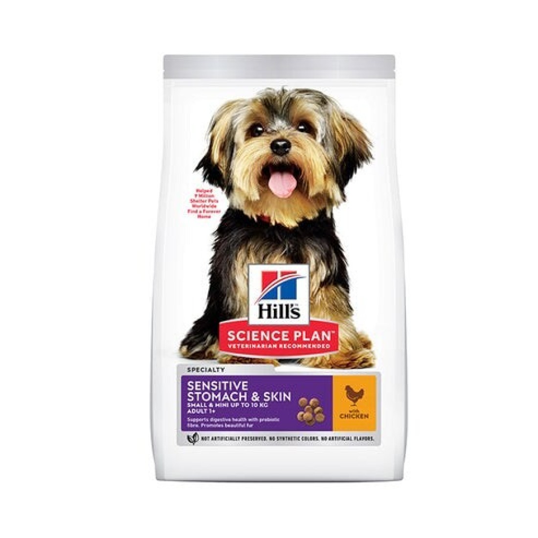 Hills Science Plan Sensitive Stomach &amp; Skin Small &amp; Mini Adult Dog Food With Chicken - 1.5Kg