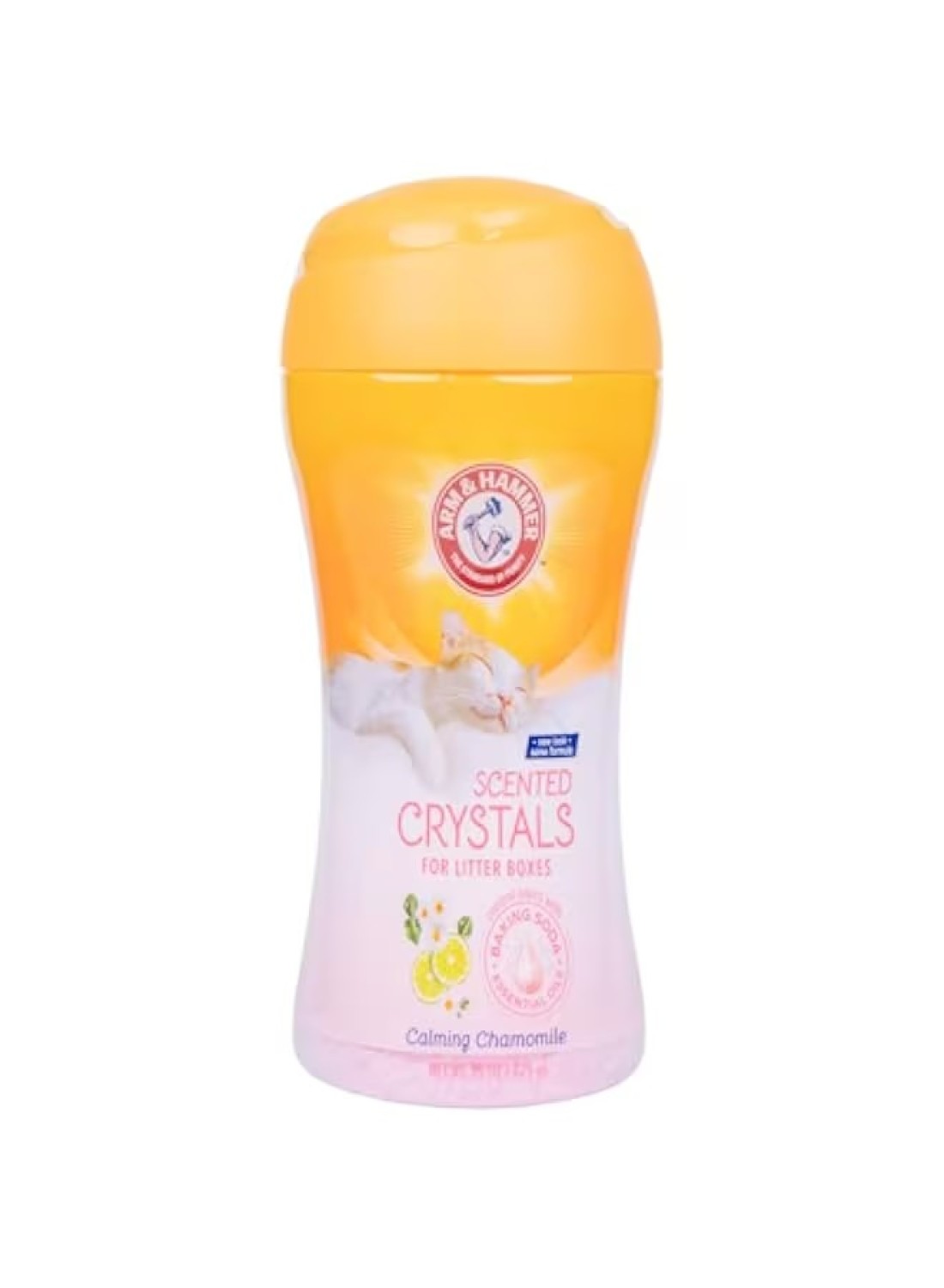 Arm &amp; Hammer for Pets Scented Crystals for Litter Boxes, Calming Chamomile, Soothe the Mood with Every Use; Deodorizing Cat Litter Crystals with Baking Soda and Calming Fragrances, 15 Oz