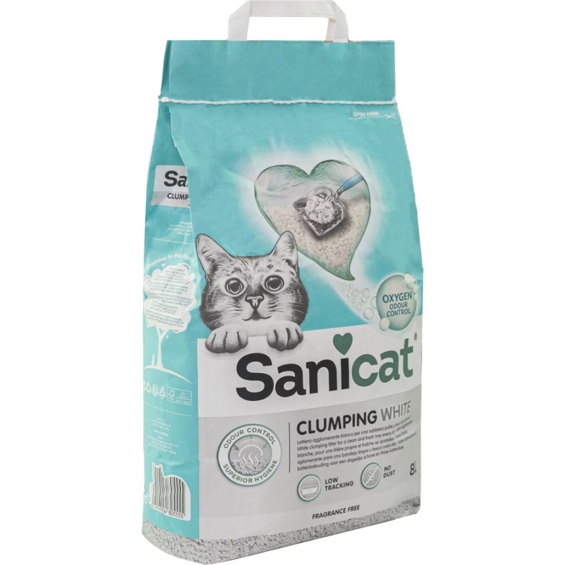 Sanicat Clumping Free Cat Litter 8L