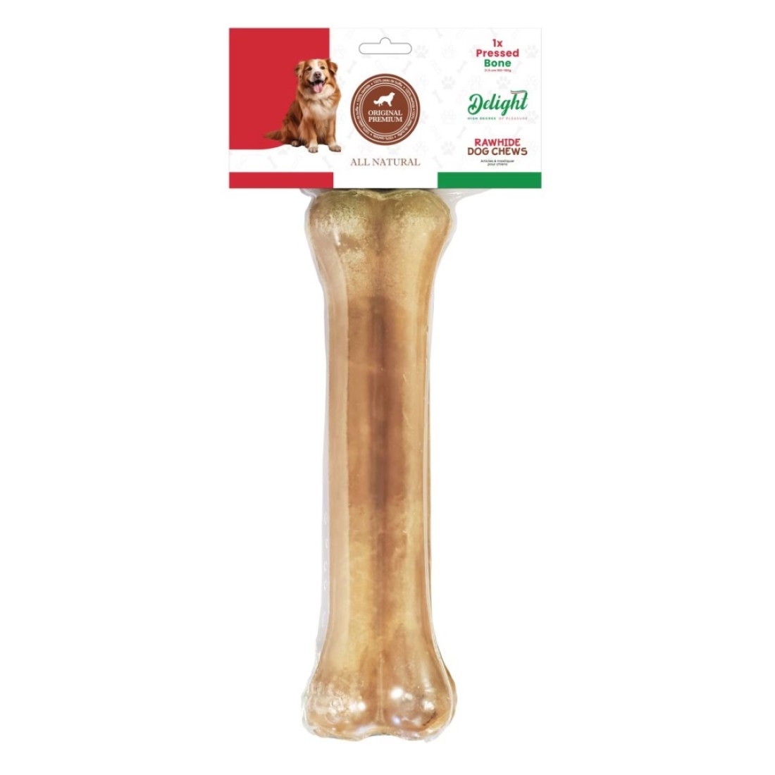Delight Pressed Bone Rawhide Dog Chews 180g