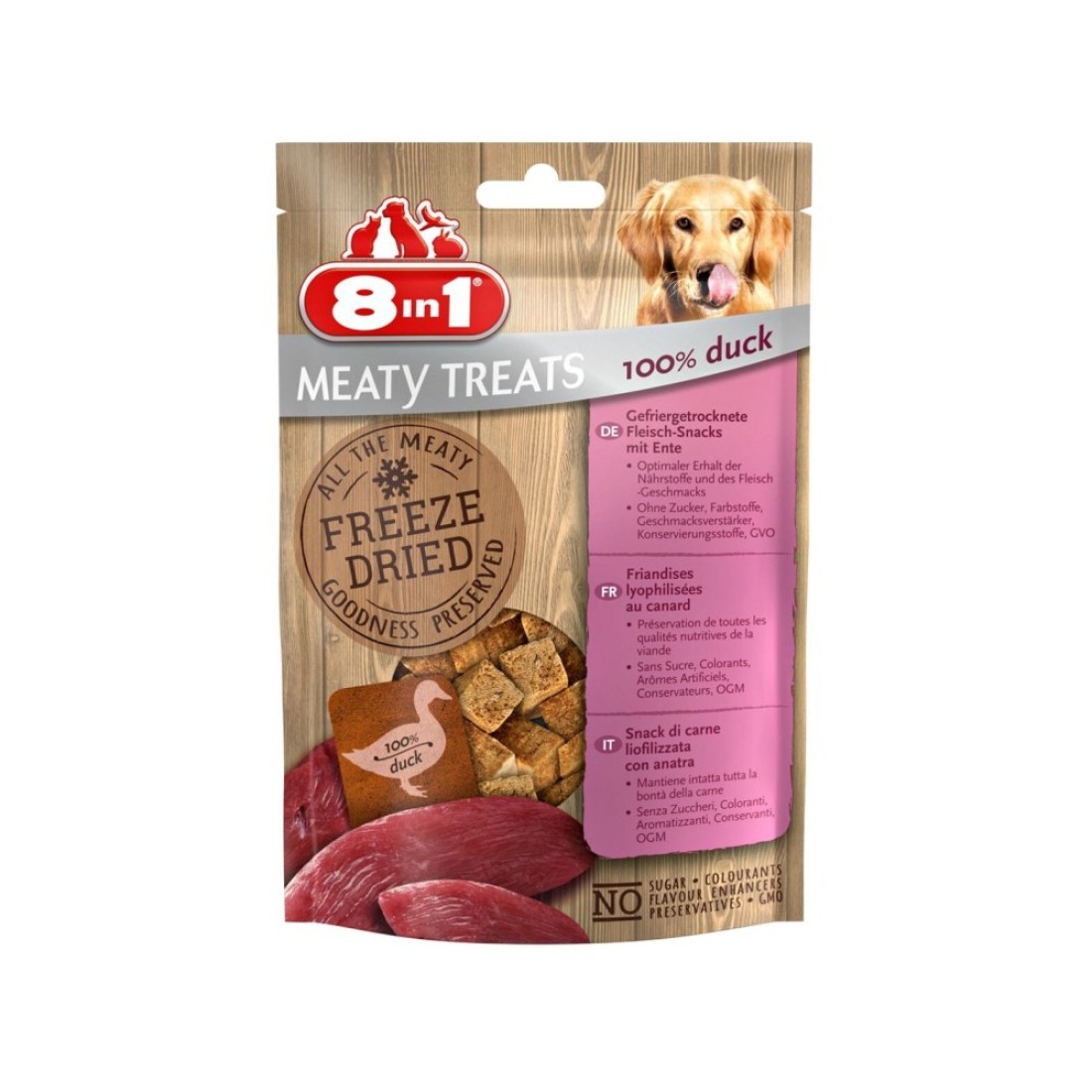 8in1 Dog Freeze Dried Duck 50g