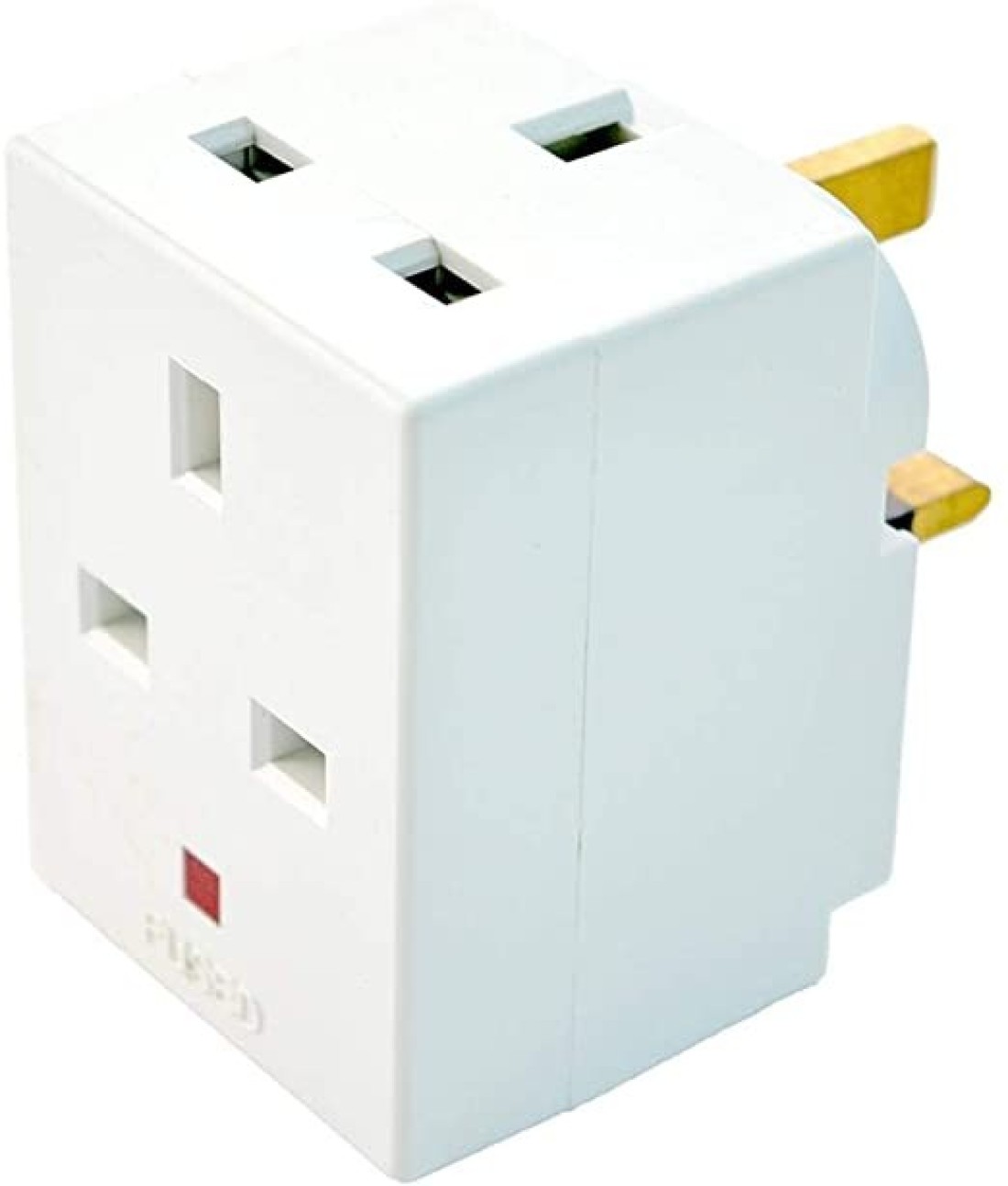 Generic 3 Way Socket Multi Plug Fused Adapter Uk Mains 13 Amp 240V Ac 3 Socket