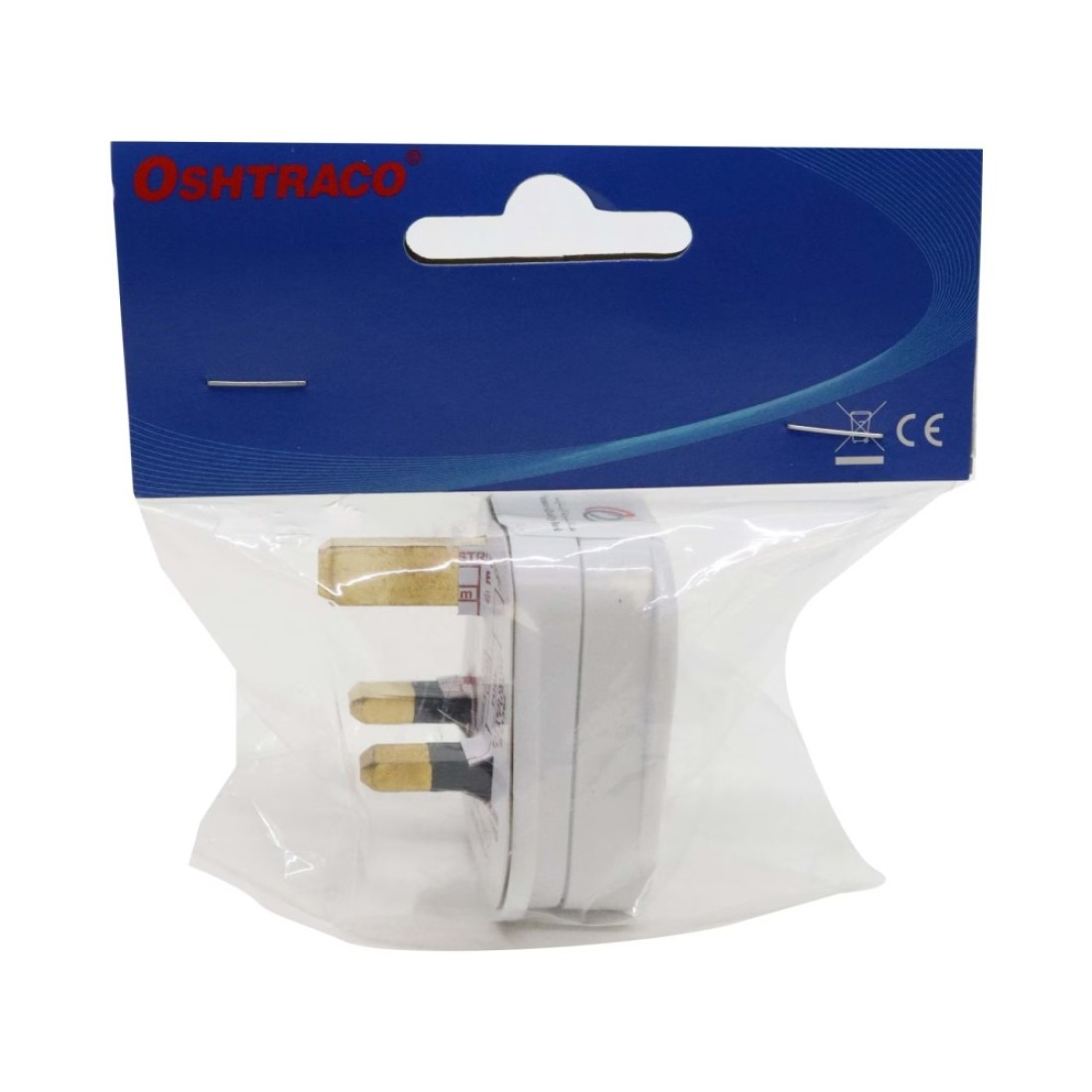 Oshtraco 3-Pin Plug Top 13Amp OTCBC9511L White