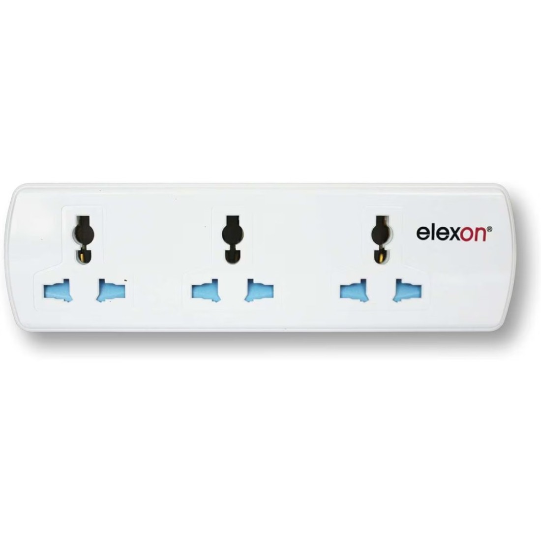 Elexon 3 Way Multi Universal Adaptor Socket White