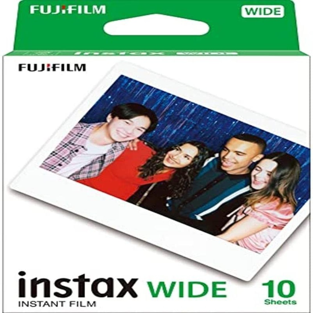Fujifilm Instax Wide Film White Border, 10 Shot Pack