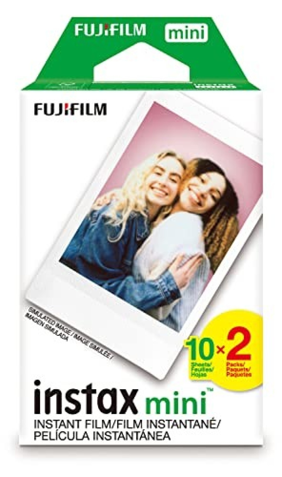 Fujifilm Instax Mini Instant Film Twin Pack White