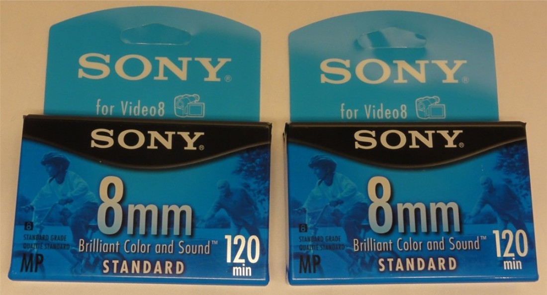 Sony 8mm Standard for Video8120 Mins P6120MPL 2 Pack