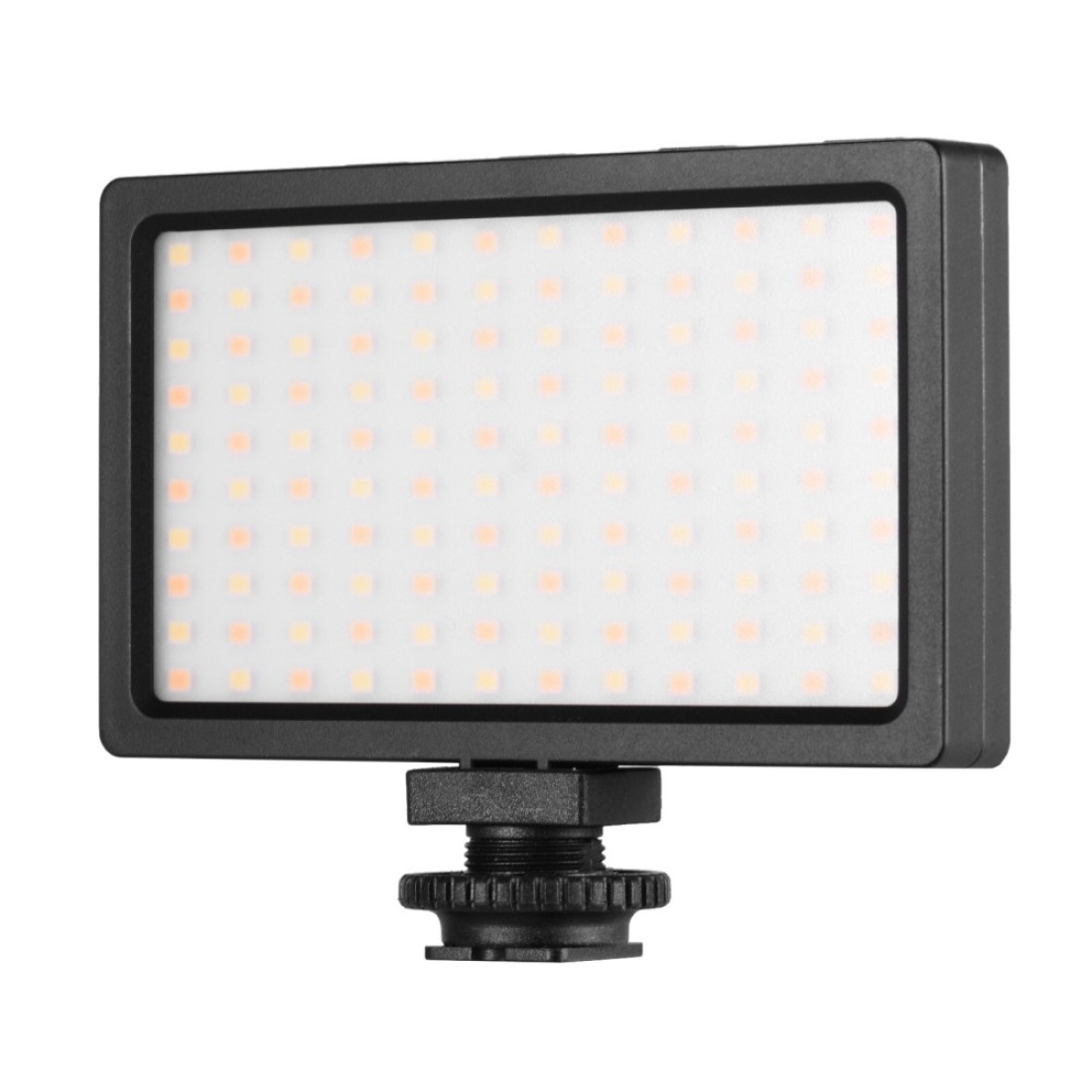 Generic-LED Video Light Panel On-Camera 3200K-5600K Dimmable Lamp Adjustable Brightness Flash Light with Cold Shoe Mount for Photography Live Streaming