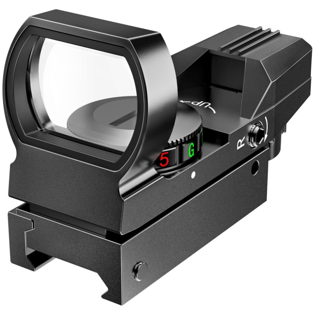 Feyachi Reflex Sight - Adjustable Reticle (4 Styles) Both Red and Green in one Sight!