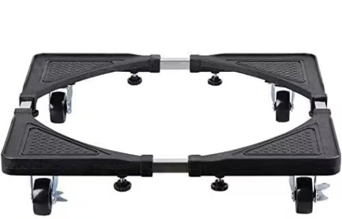 Abbasali Adjustable Mobile Washing Machine Base, Automatic Heightening Universal Caster Stand, Washing Machine Base Plate For Washing Machine And Refrigerator