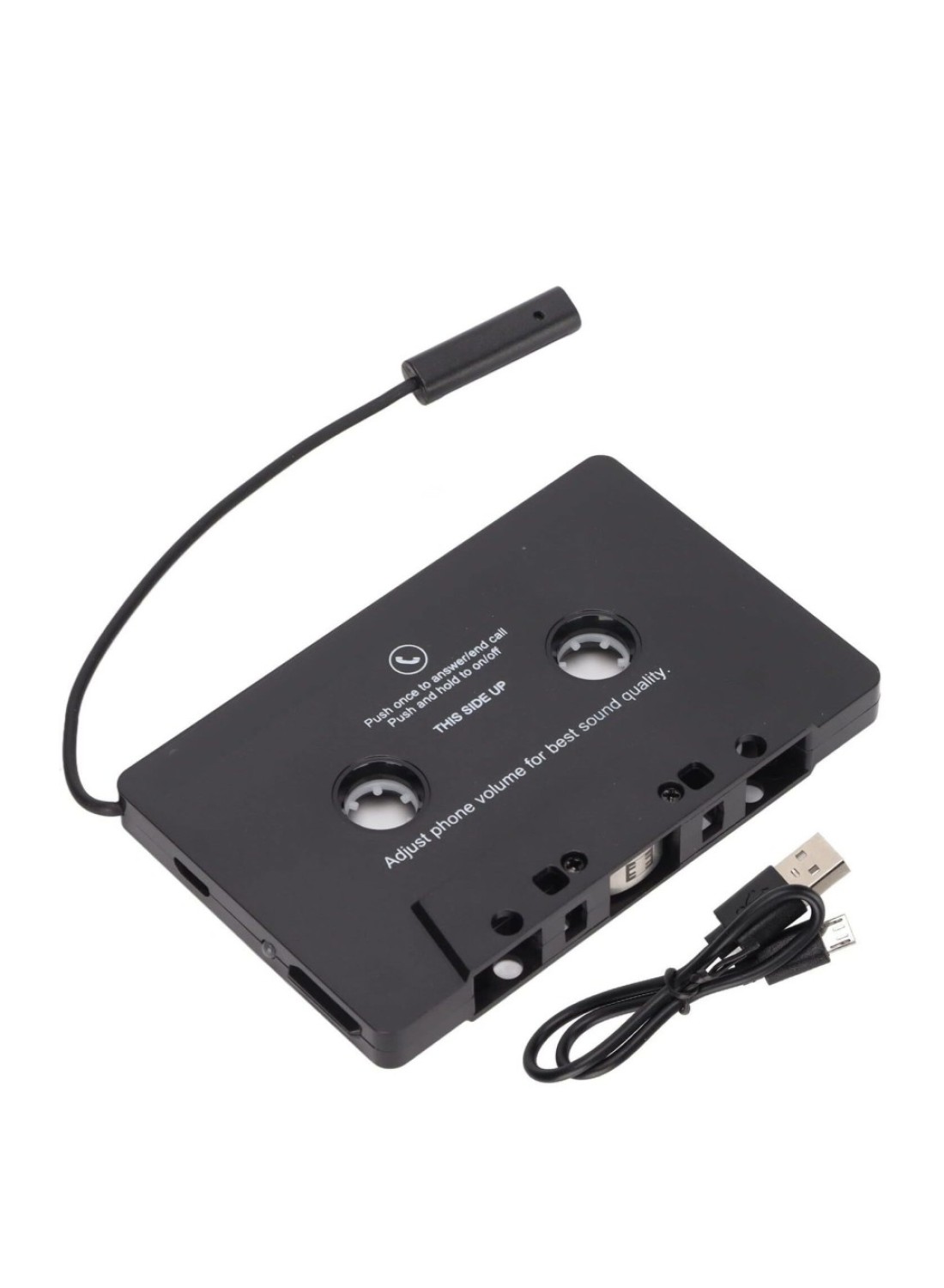 Radiotronics Cassette adapter for 5.0 car radio car cassette receiver Bluetooth car audio cassette to AUX adapter CD player MP3 iPod with 3.5 mm jack plug