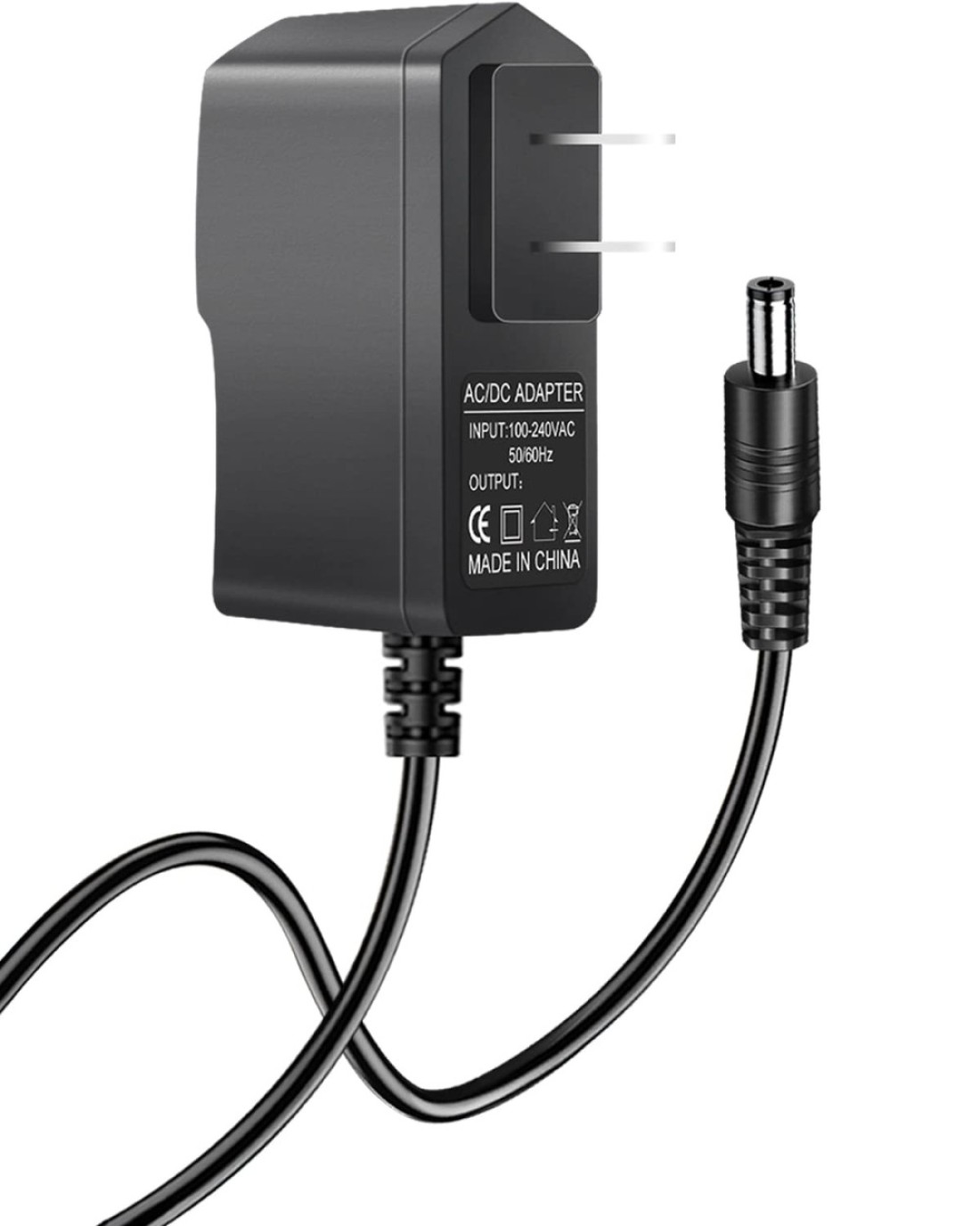 WindSwallow 9V Power Adapter for Casio Keyboard AD-5 AD-5MU AD-5MR WK-110 WK-200 LK-43 LK-100 LK-220 CTK-496 CTK-573 CTK-700 CTK-710 CTK-720 CTK-2100 MA150 and More (8.2ft Power Supply Cord)
