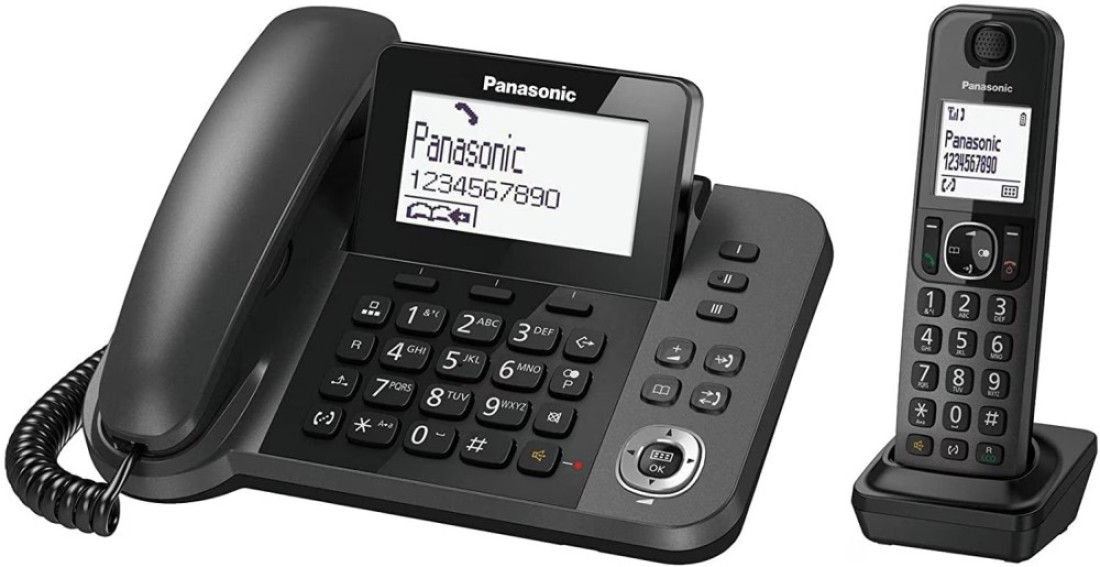Panasonic KX-TGF310 Digital Corded and Cordless Phone With Handset