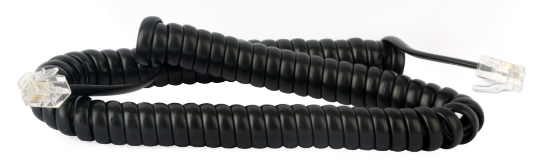 Terminator brand Telephone Cord - Black