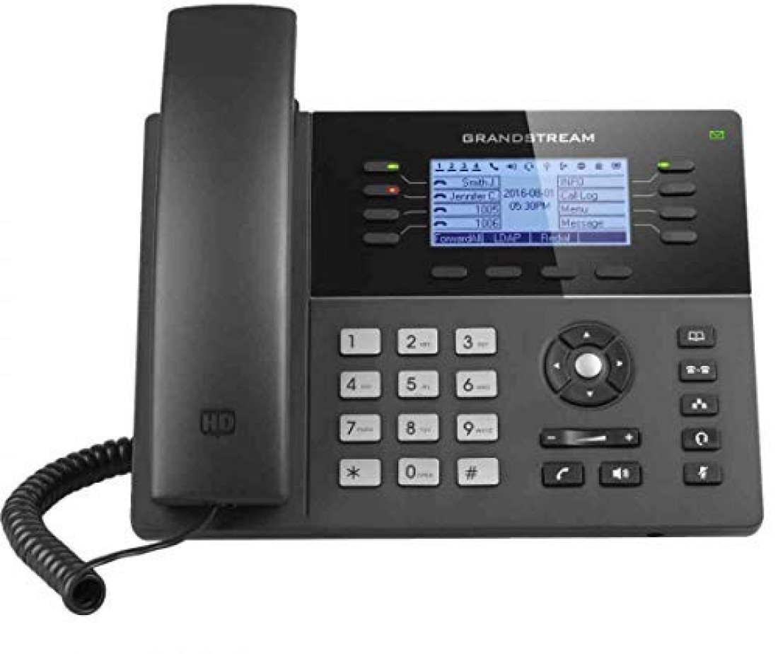 Grandstream GSGXP1782 MidRange IP Phone with 8 Lines VoIP Phone and Device