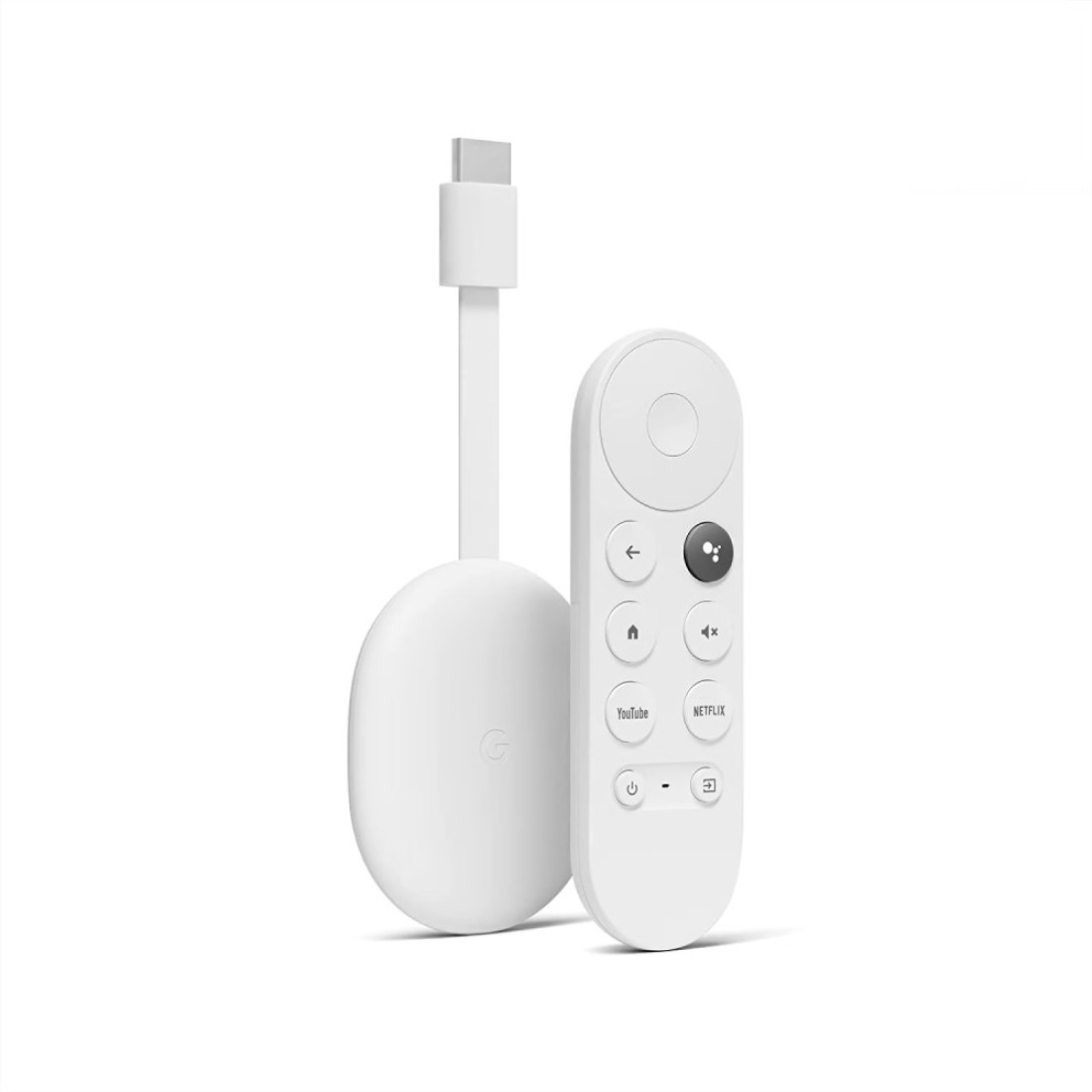 Google Chromecast With Google TV 4К Media Streamer With Google Assistant - Snow