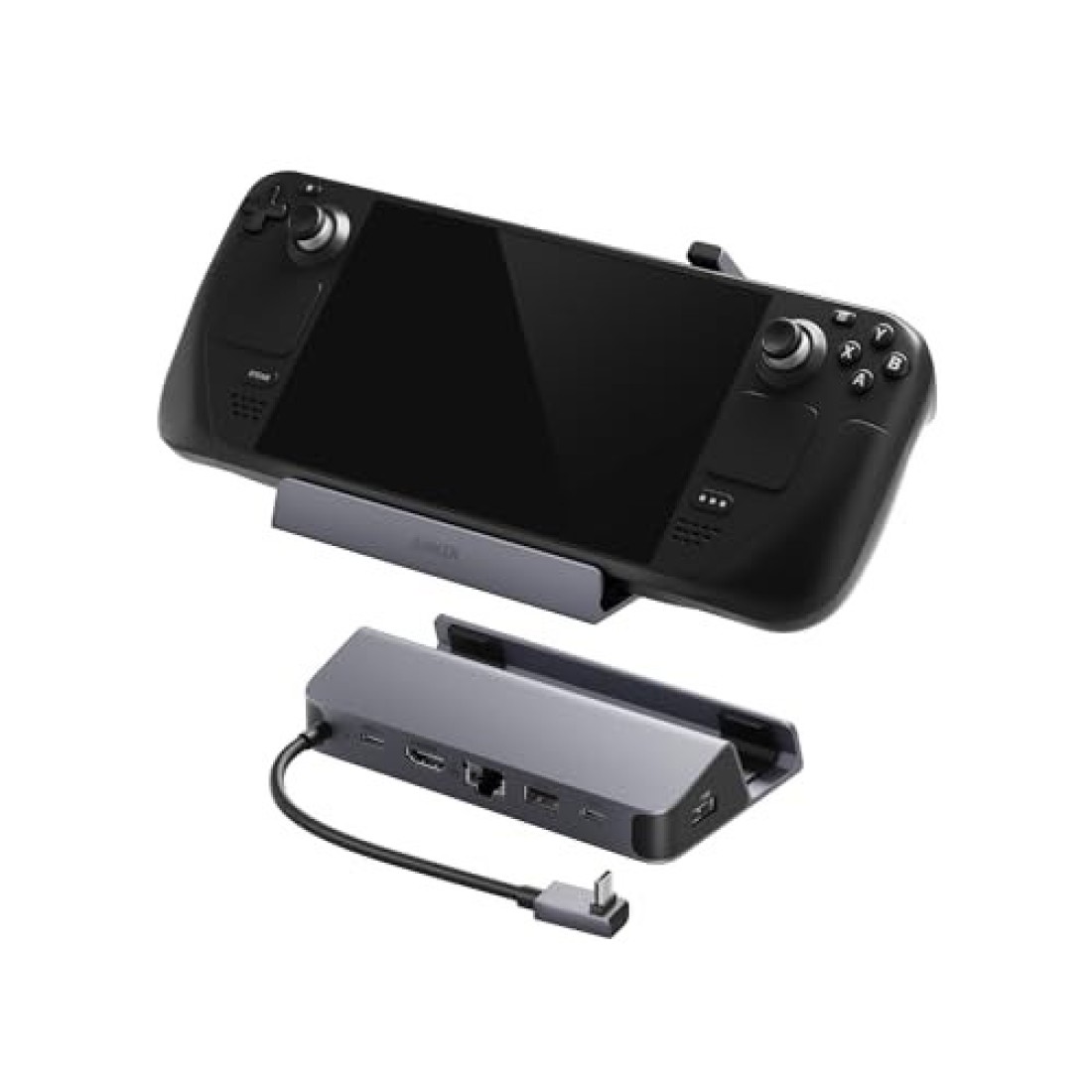 Anker Steam Deck Docking Station for Steam Deck/ROG Ally/Legion Go(Not for Rog Ally X), 6-in-1 USB C Hub with HDMI 4K@60Hz, 1Gbps Ethernet, 2 USB A Ports and 1 USB C Port, 100W Fast Charging.