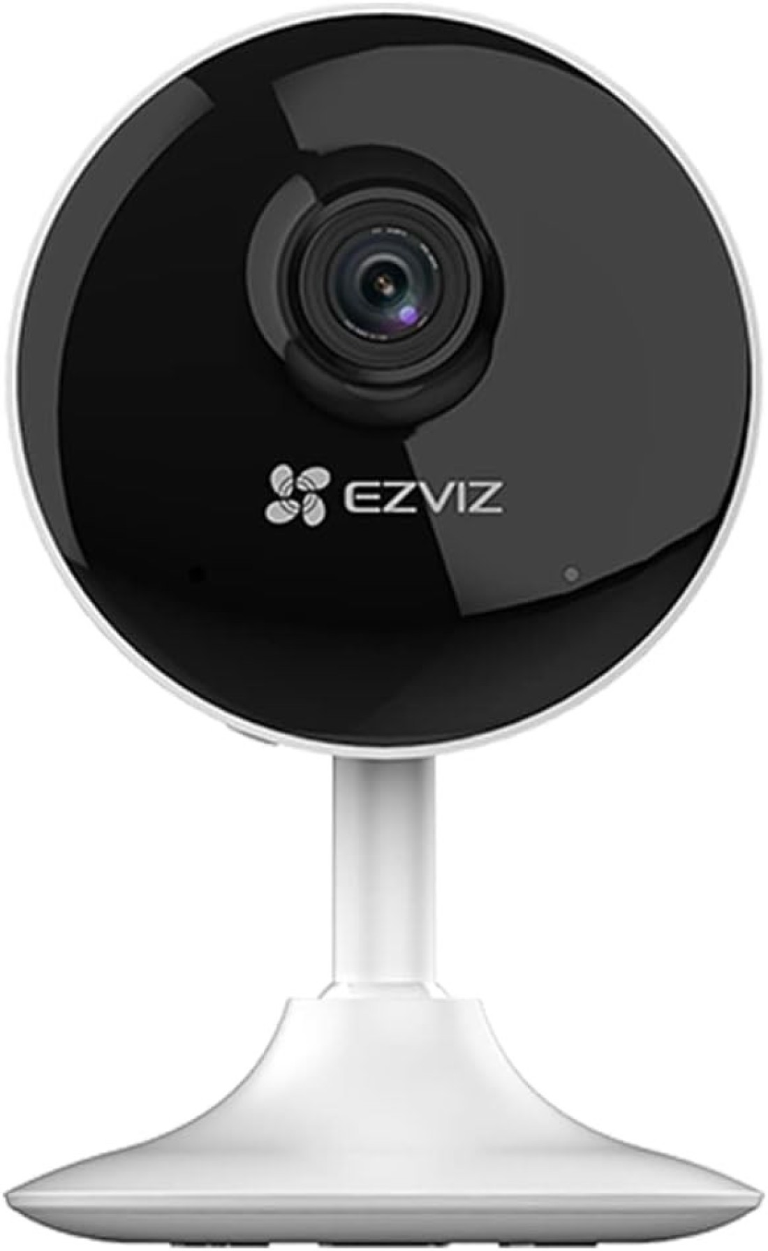 CB1 Indoor Security Camera, 1080p Home Battery Camera with IR Night Vision, Two Way Talk, Adjustable Magnetic Stand, Sleep Mode, Human Motion Detection, Works with Alexa, Supports MicroSD Card, White