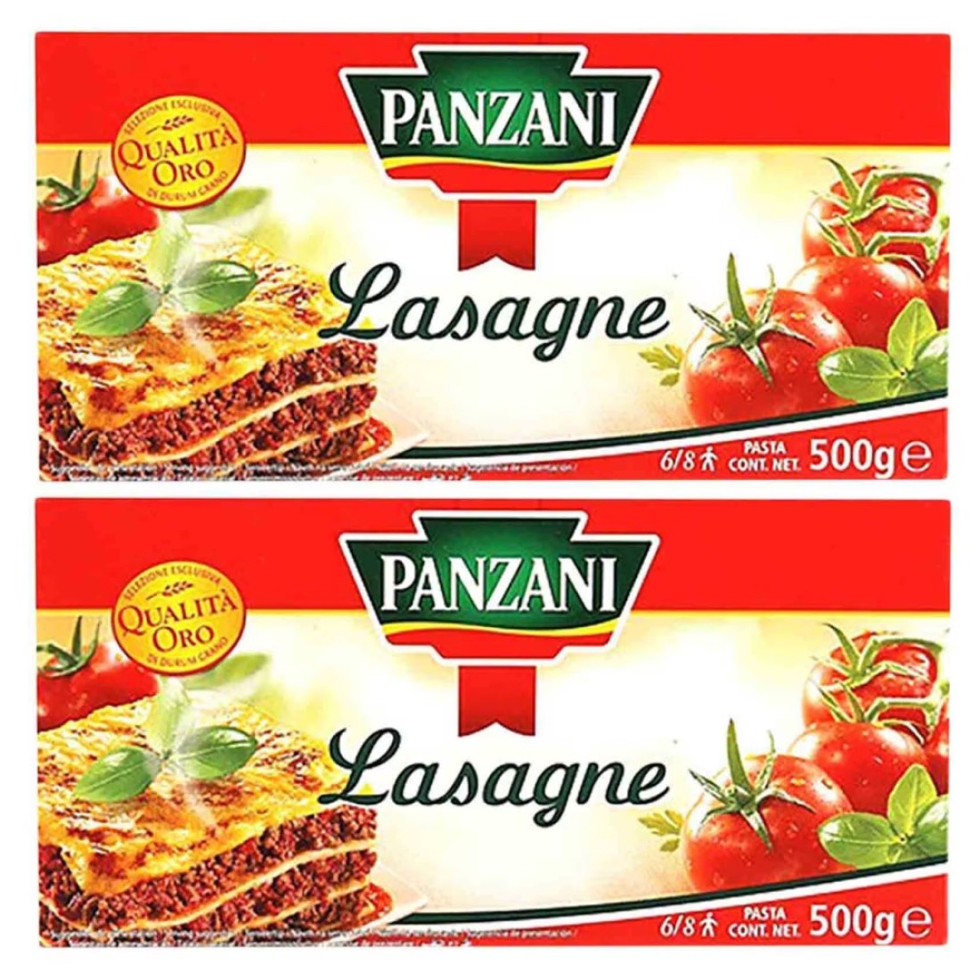 Panzani Lasagne Pasta 500g Pack of 2