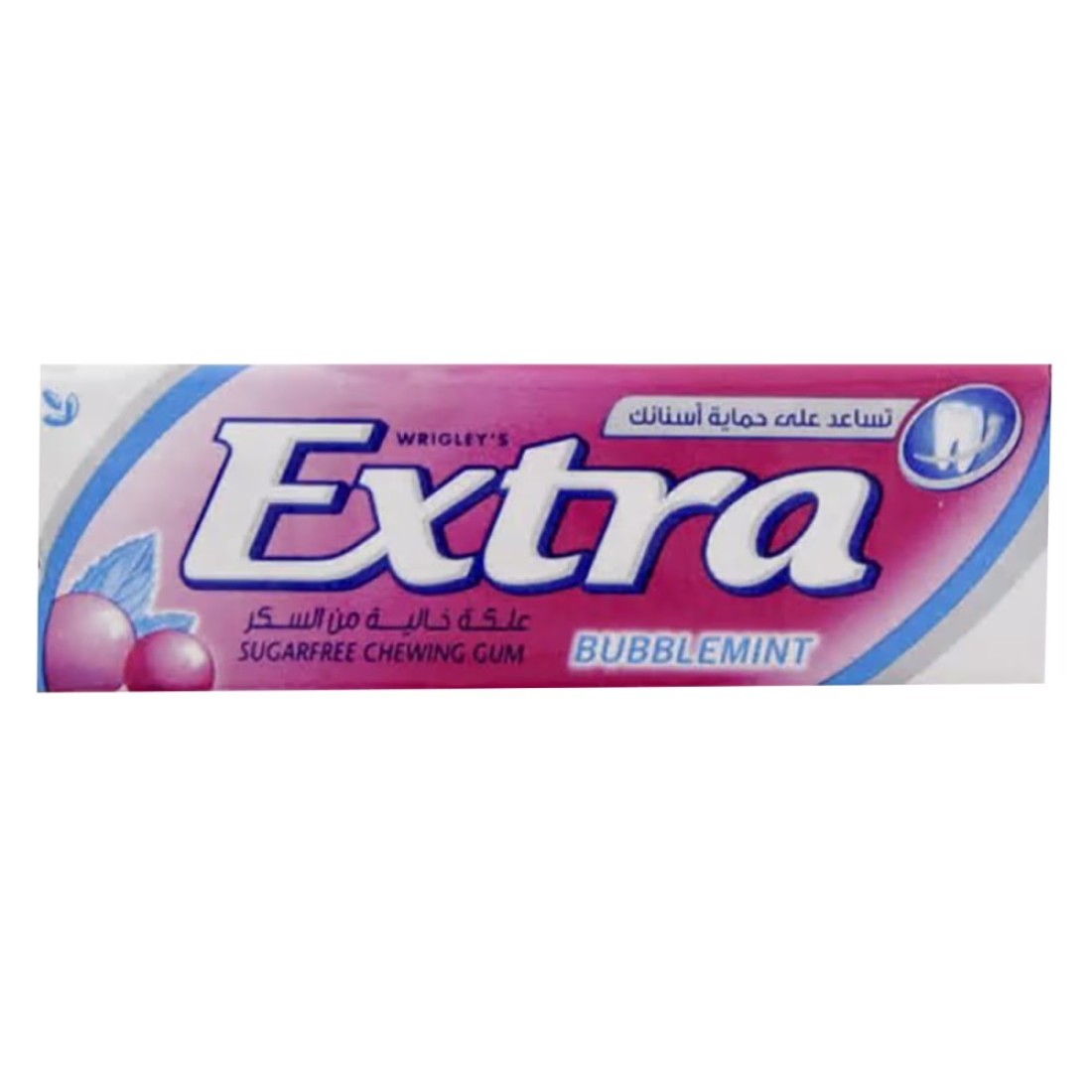 Wrigley&#39;s Extra Bubblemint Sugarfree Chewing Gum, 14g