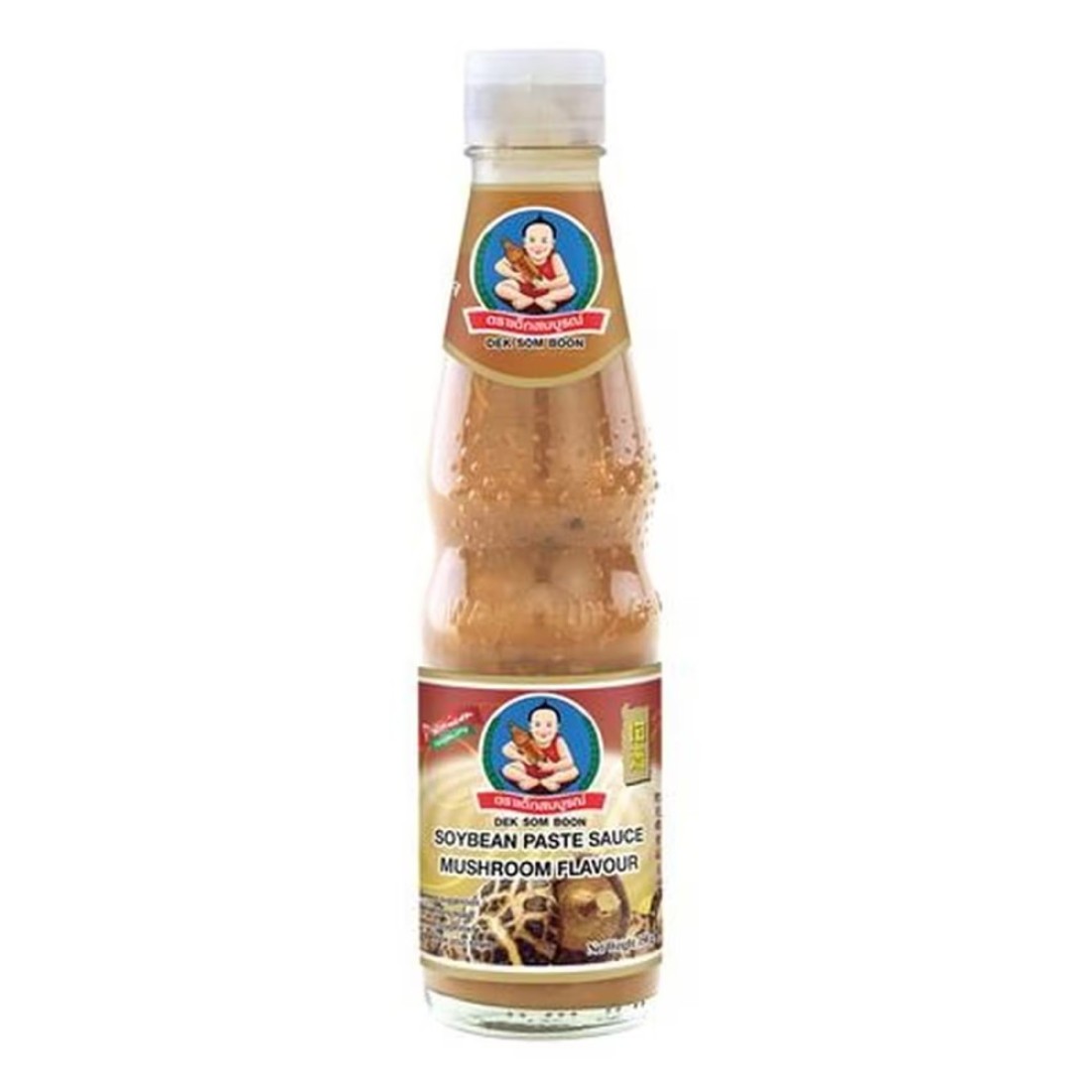 Dek Som Boon Healthy Boy Soybean Paste Sauce Mushroom Flavour 350g
