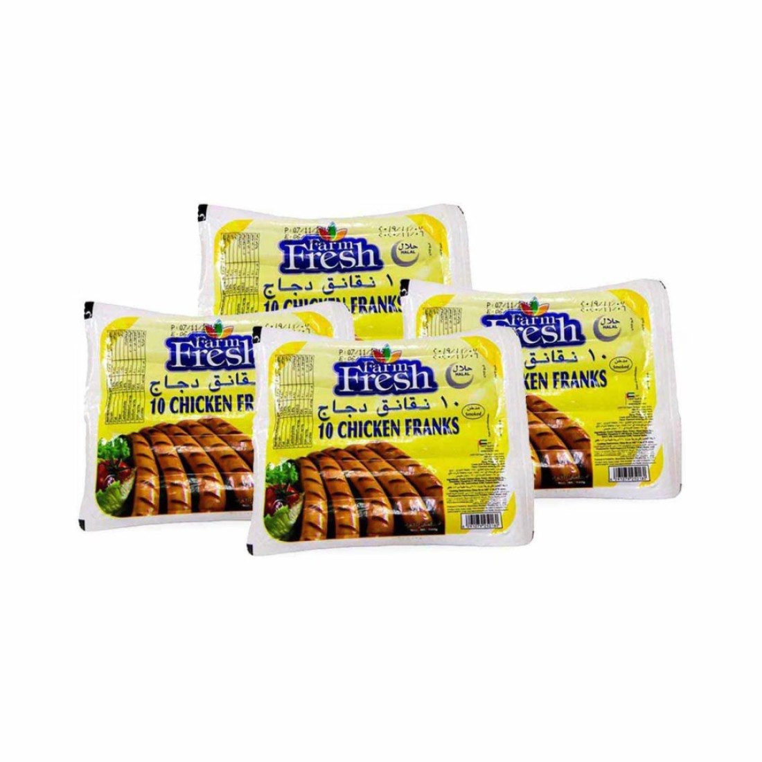 Farm Fresh Chicken Franks 340g Pack of 4