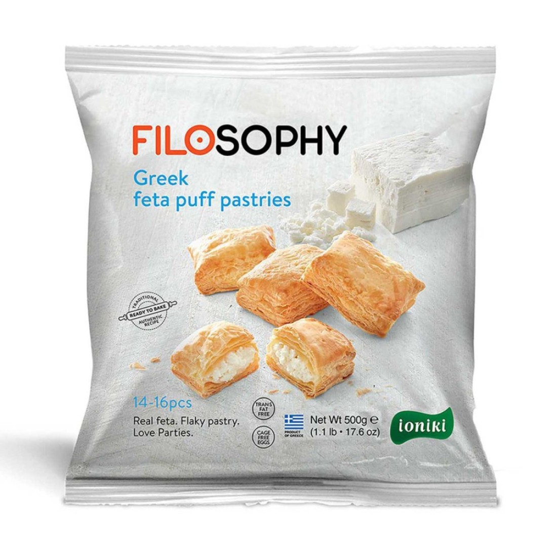 Filosophy Feta Puff Pastries 500g