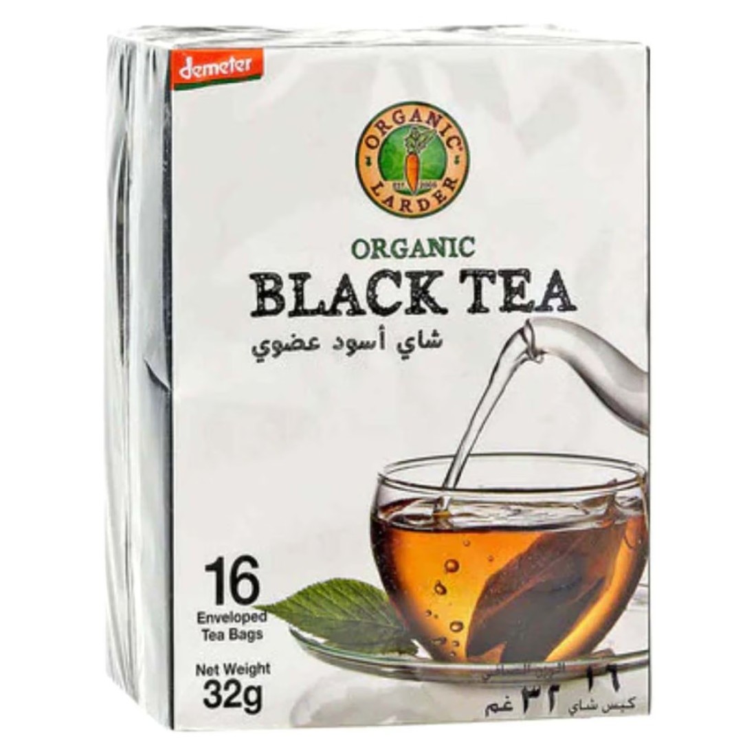 أورغانيك لاردر شاي أسود عضوي 32 غرام