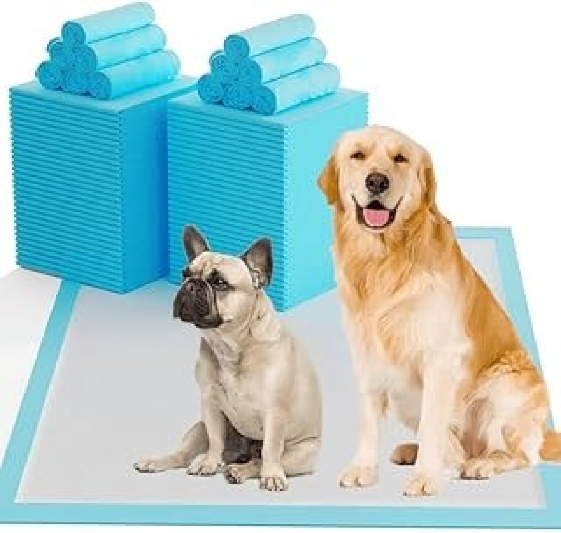 60 x 90 cm Disposable Changing Mat for Baby and Pets Premium Pee Pads for Dogs Ultra Absorbent Underpads Incontinence Bed Mats Waterproof Baby Changing Pad 20-Pack Puppy Training Pads
