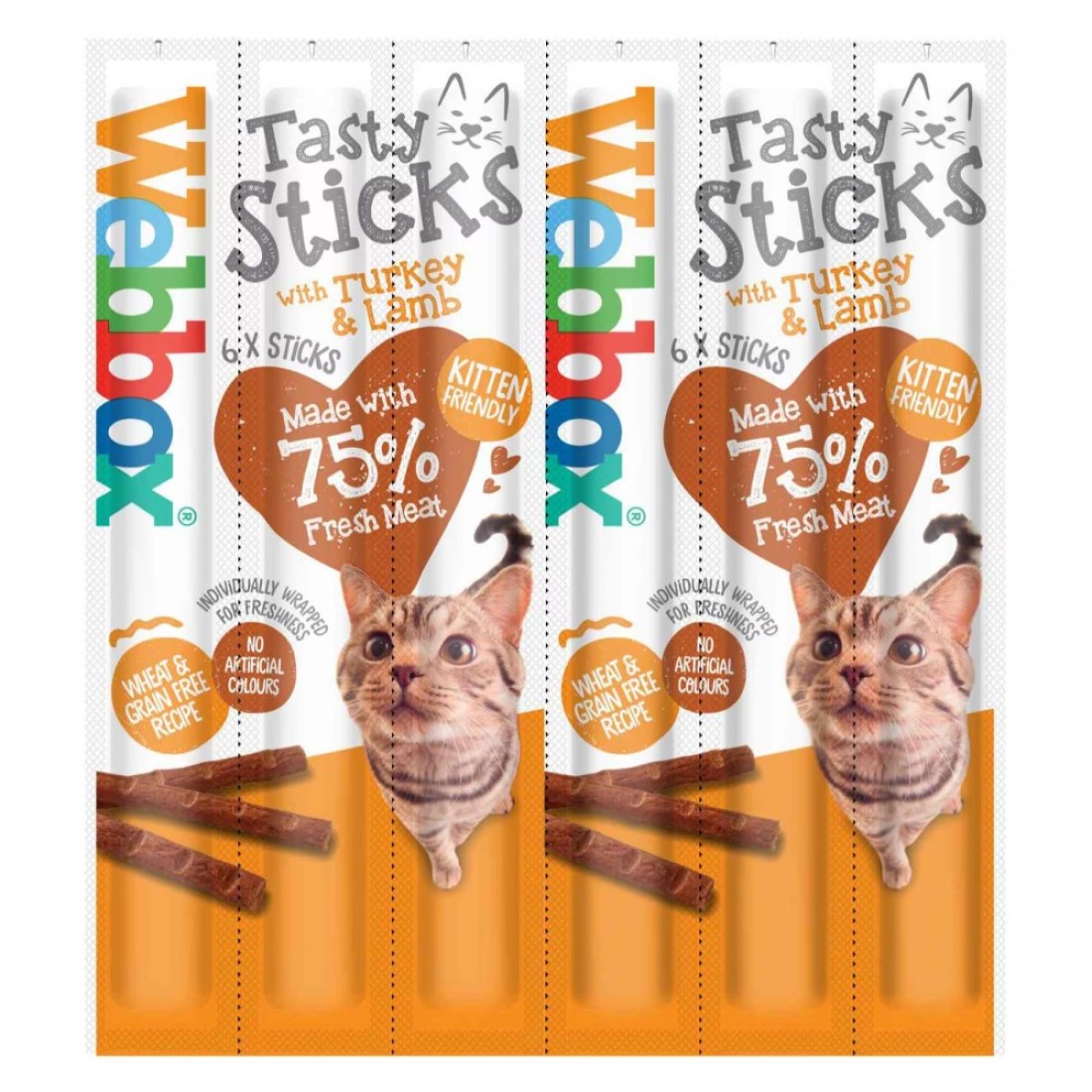 Webbox Cats Delight Tasty Sticks With Turkey And Lamb 30g