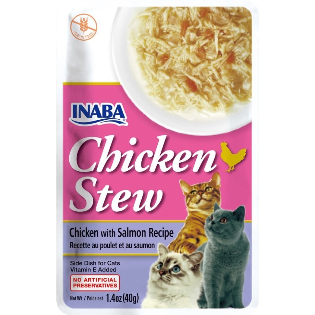 INABA chicken salmon recipe 40g - Pack of 3