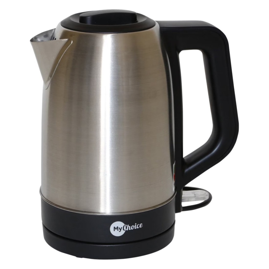 MyChoice Stainless Steel Electric Kettle MKT-318SS Silver and Black 1.7L