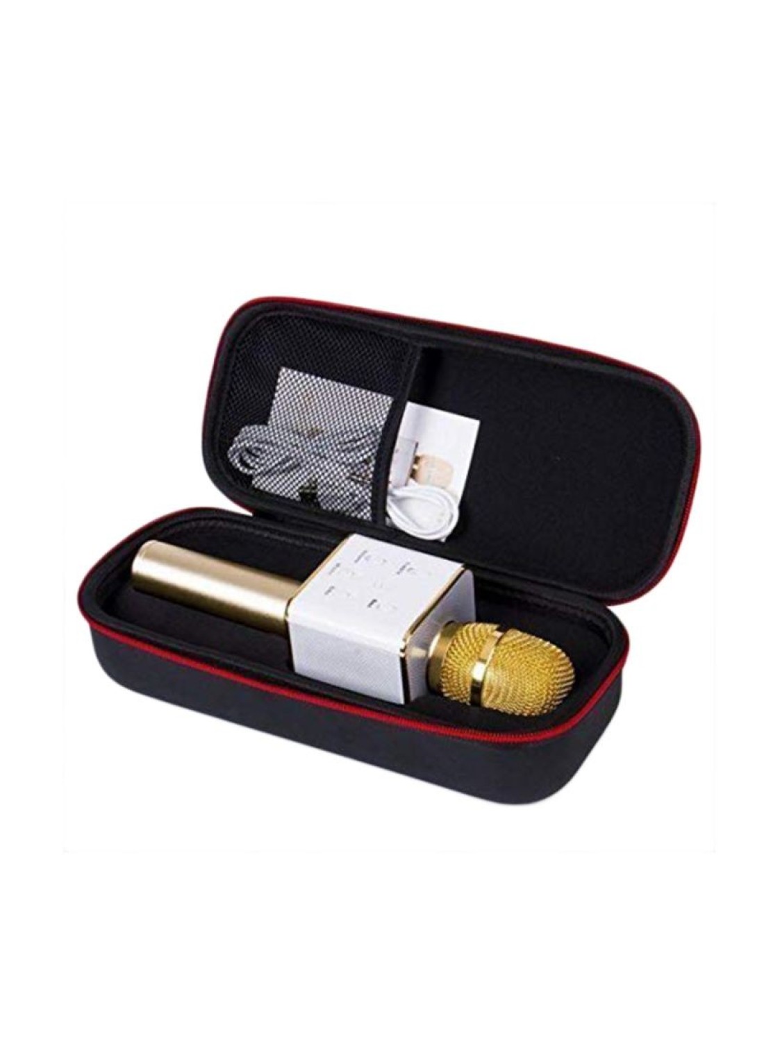 Q7 Bluetooth Karaoke Microphone 4459000182 Gold